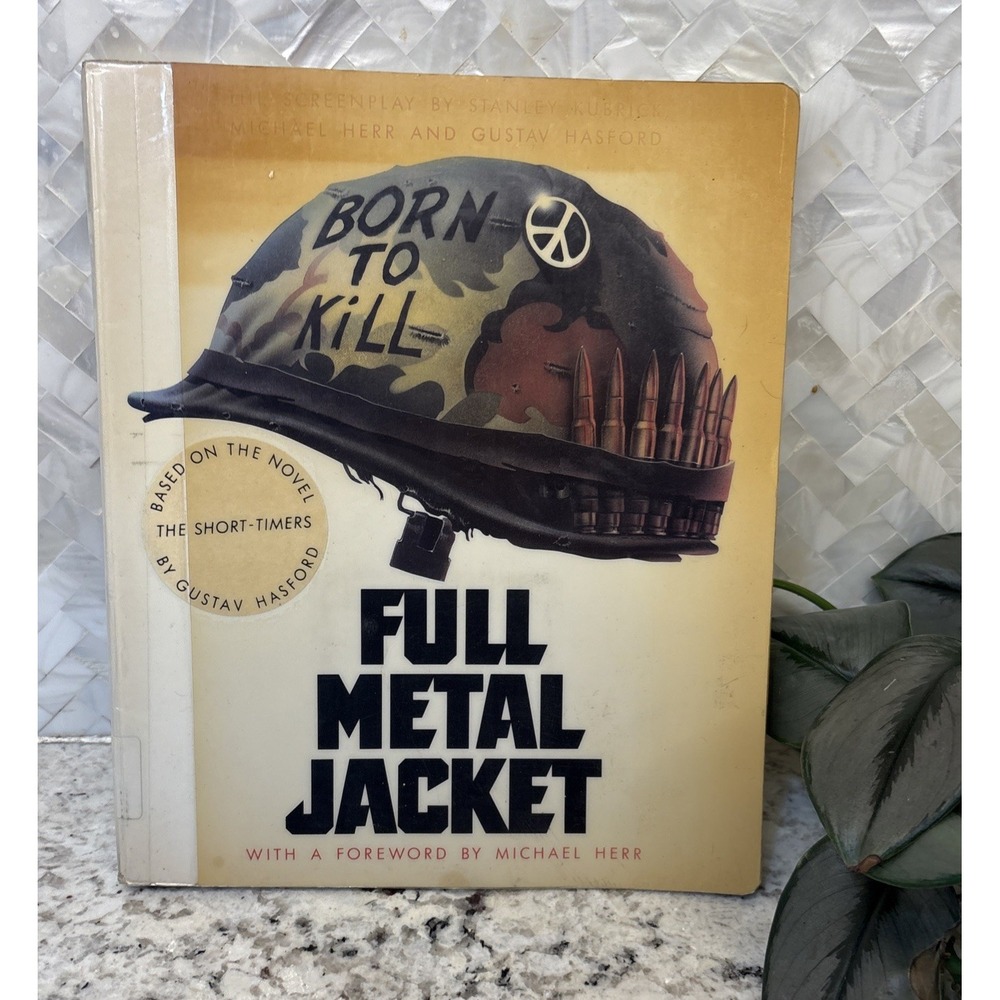 full metal jacket screenplay book first edition stanley kubrick michael herr